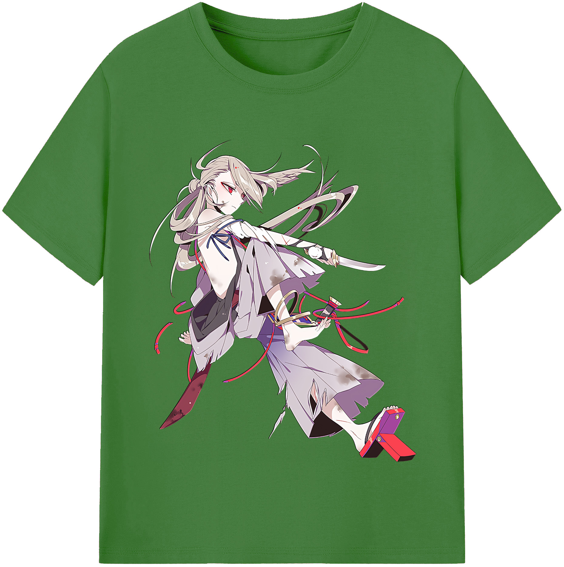 （画像用） 刀剣乱舞 Touken Ranbu レディースカジュアルプリントTシャツ（綿100％）